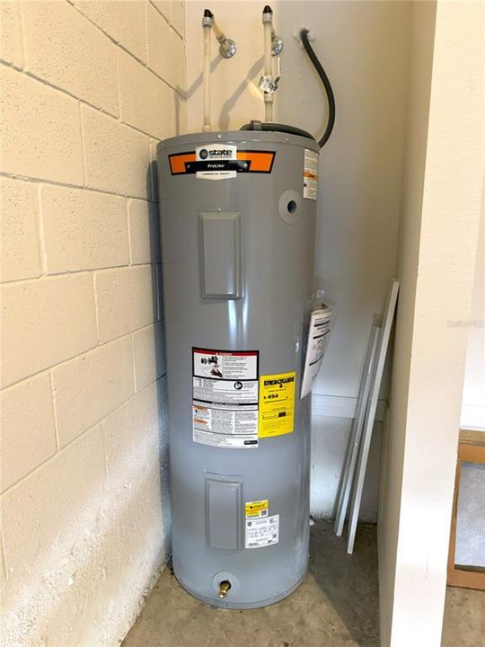 Garage - New Energy Efficient Electric Water Heater