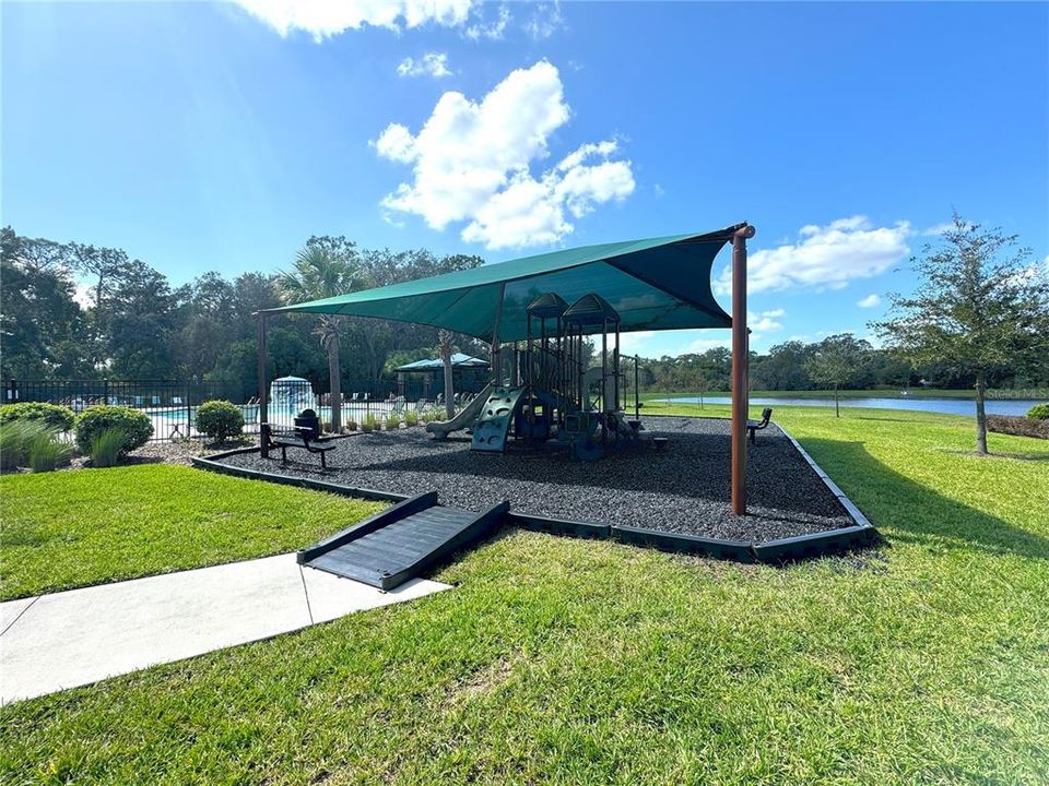 Playground with Safe Impact Rubber Mulch