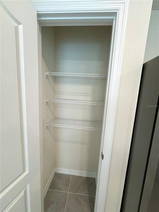 Kitchen - Pantry with Built-In Shelves