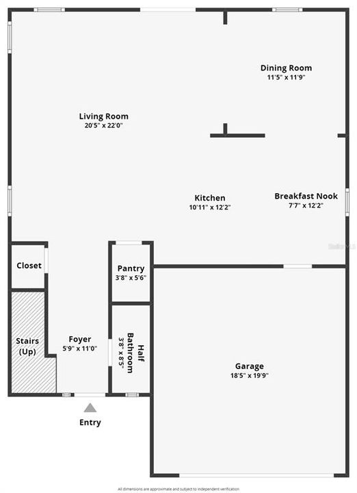 Downstairs Floorplan