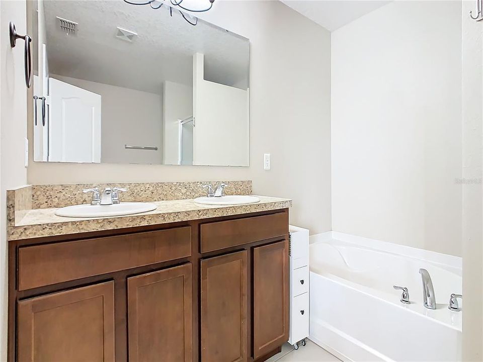 Owners En-suite Bathroom w/Dual Sinks