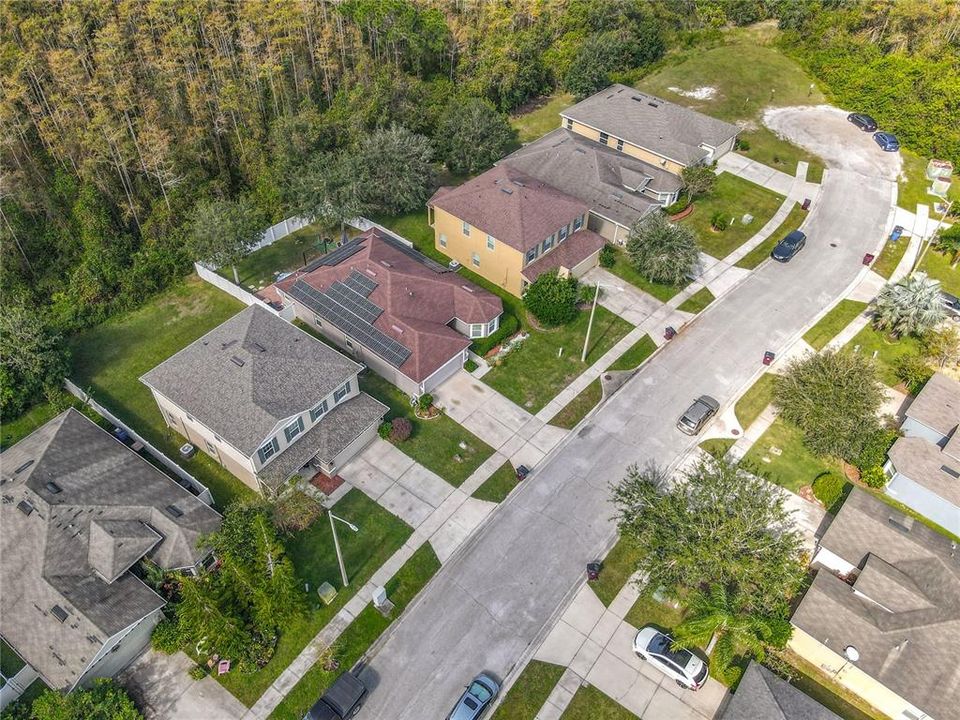 Aerial of Dead-End Street