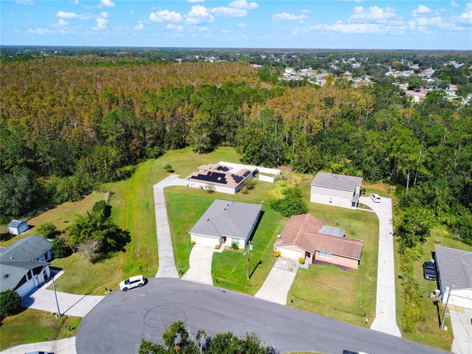 Aerial Looking North