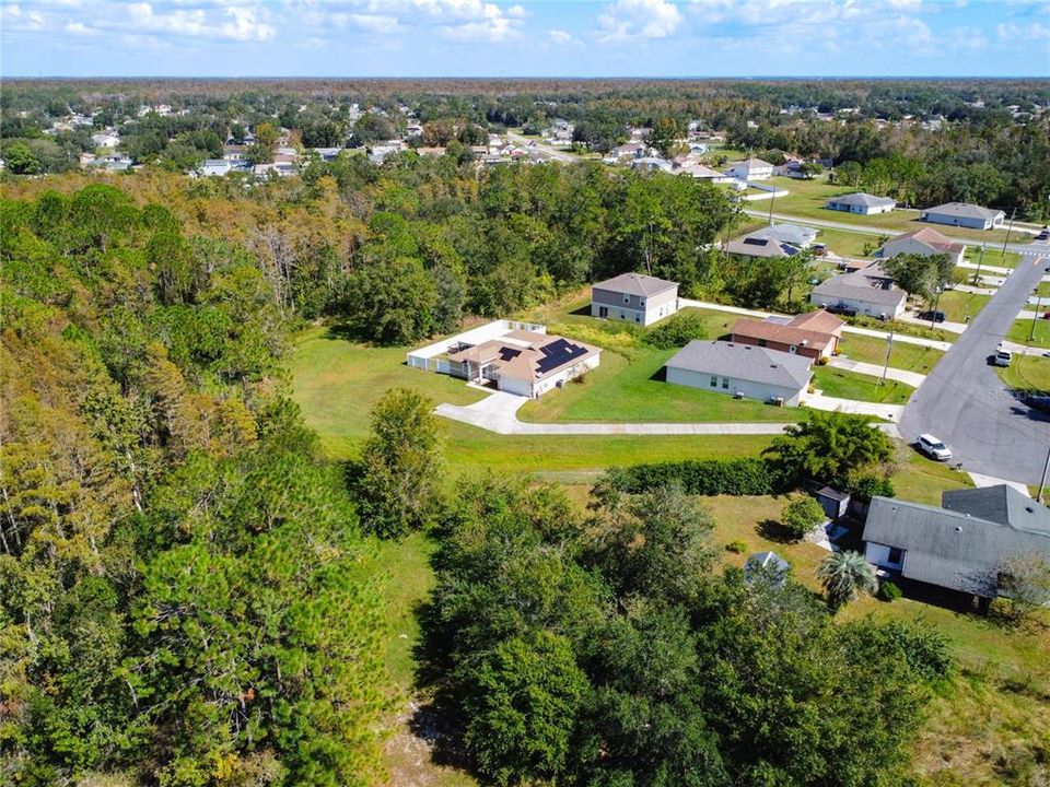 Aerial Looking East