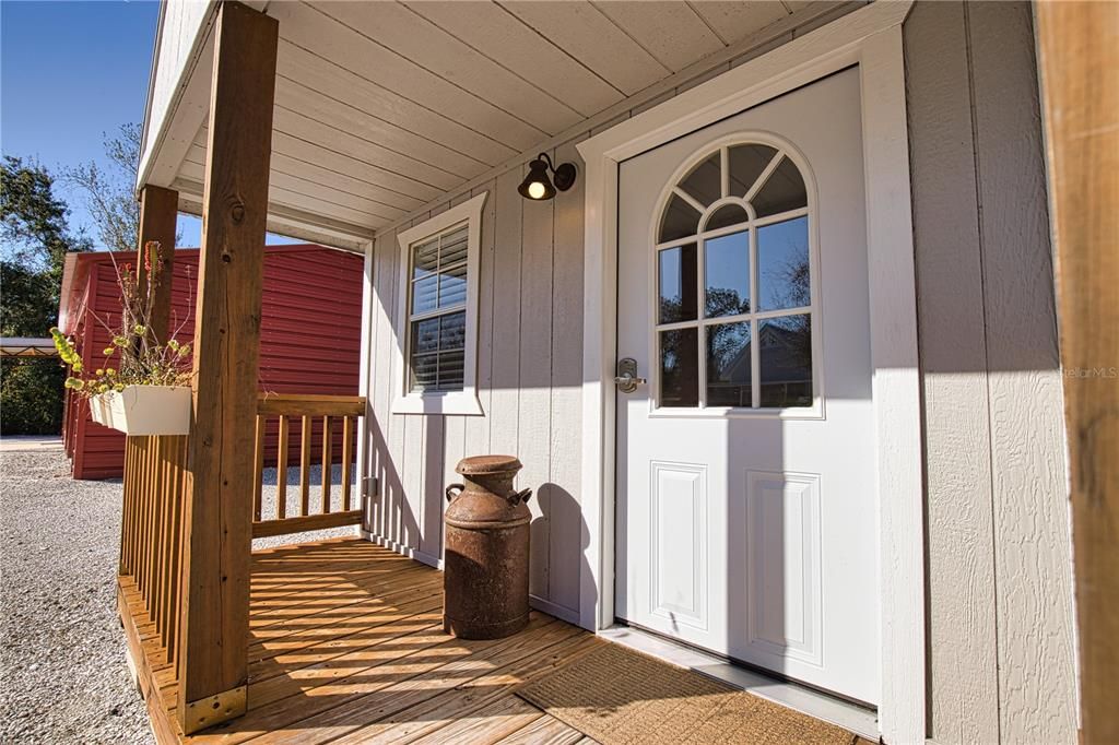 Cabin Front Porch