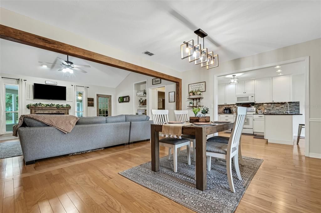 Dining room & Family room