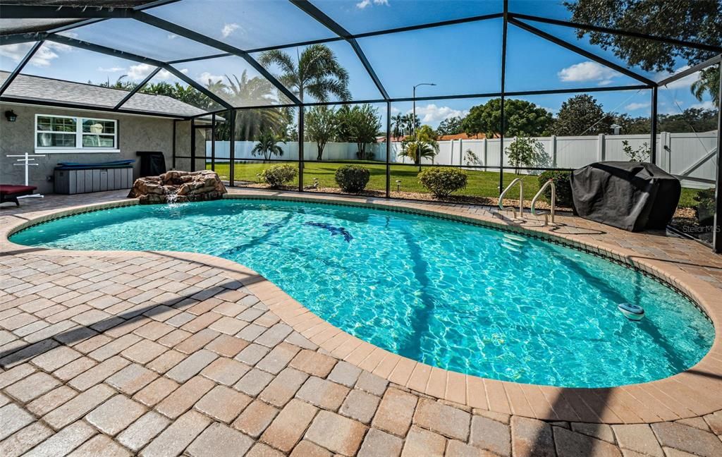 Lovely Pavers on Pool Deck