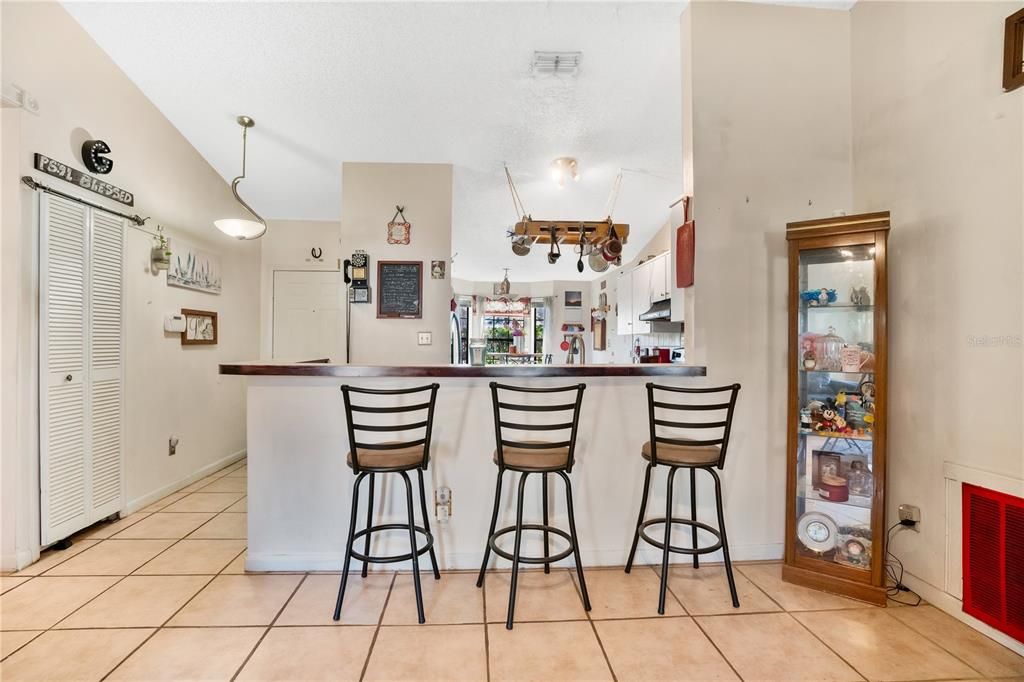 Centrally located kitchen