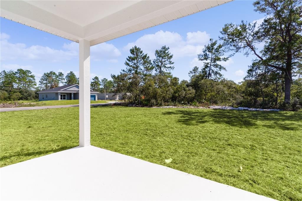 Dining area with sliding doors to the rear lanai