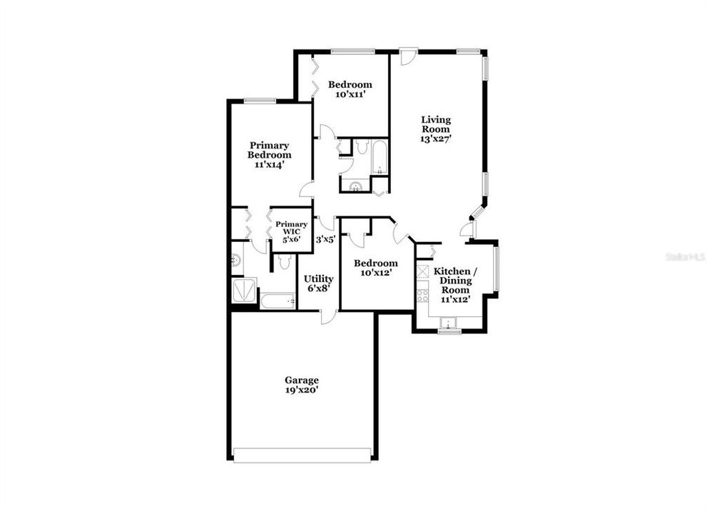 For Rent: $2,375 (3 beds, 2 baths, 1219 Square Feet)