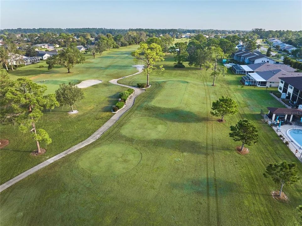 Fabulous golf course view