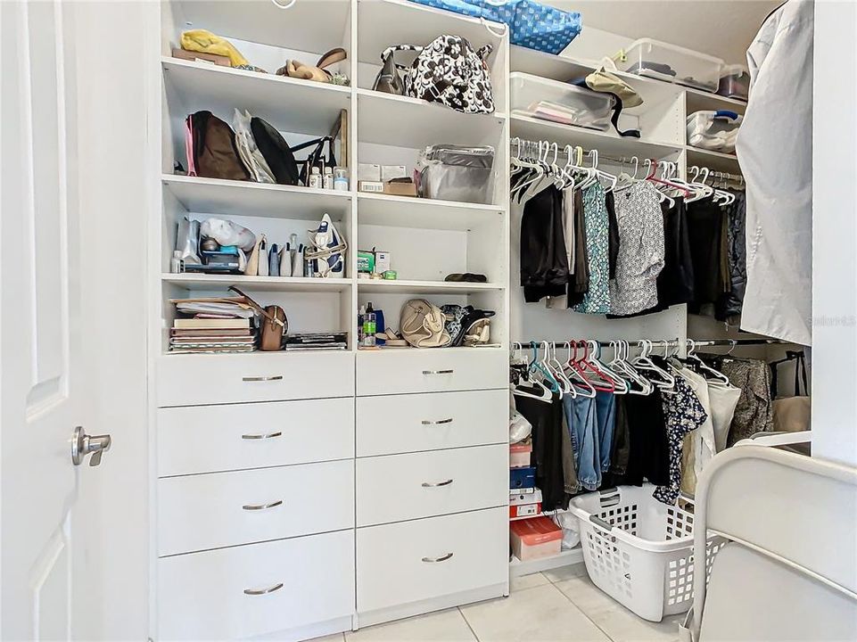 WALK-IN CLOSET WITH STORAGE