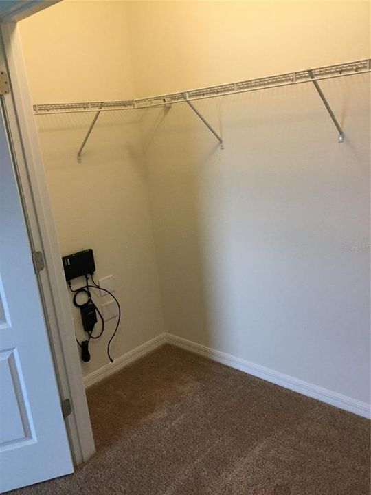 Master walk in closet