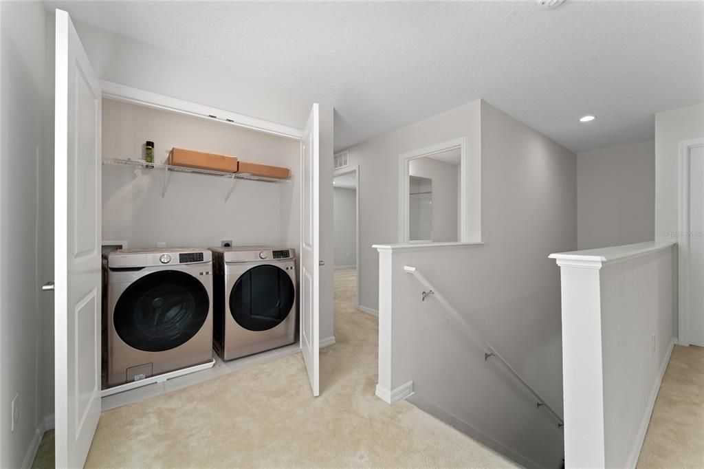 Laundry closet