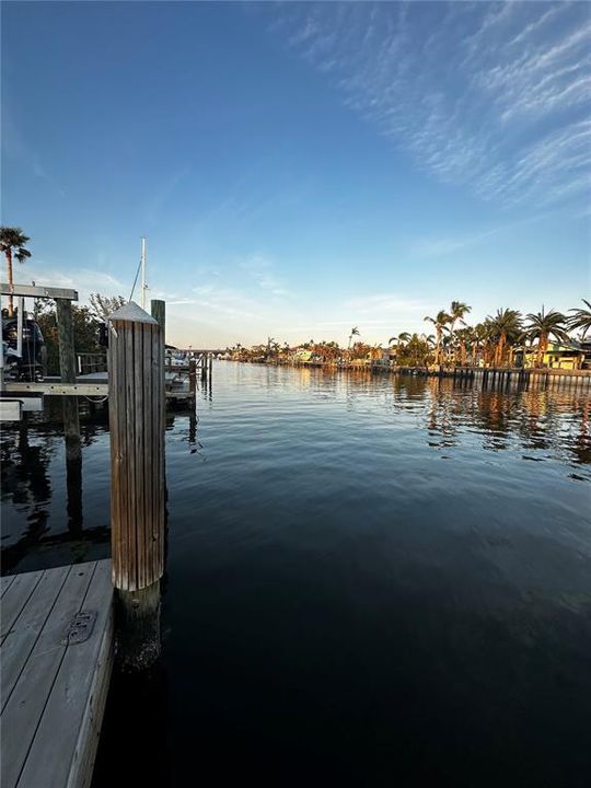 Waterway towards the marina