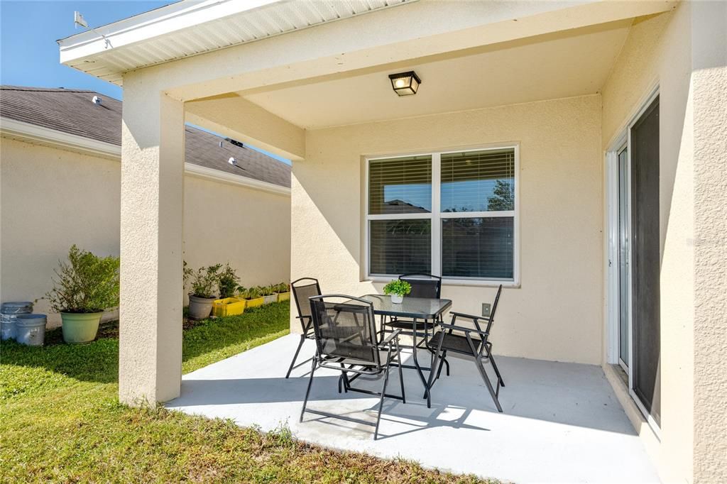 Covered patio