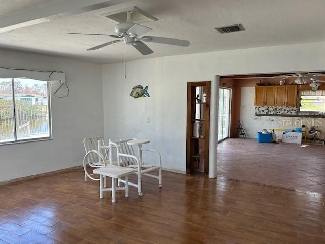 Family Room looking into kitchen