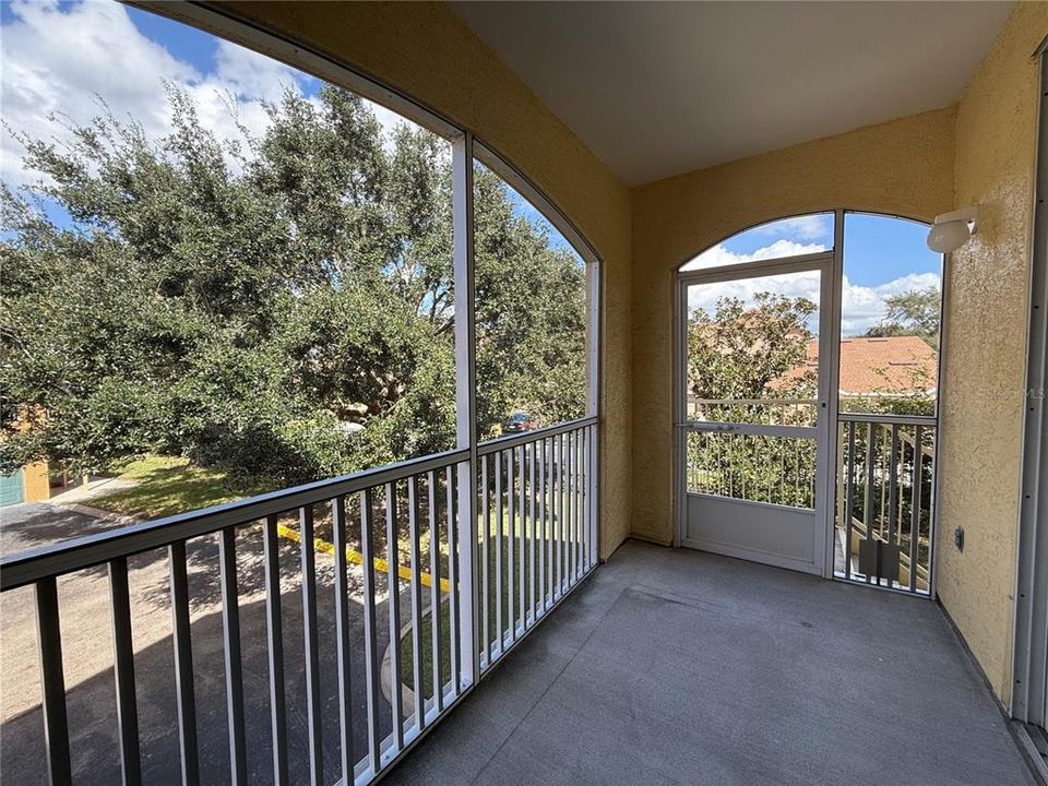 Verandah off living room