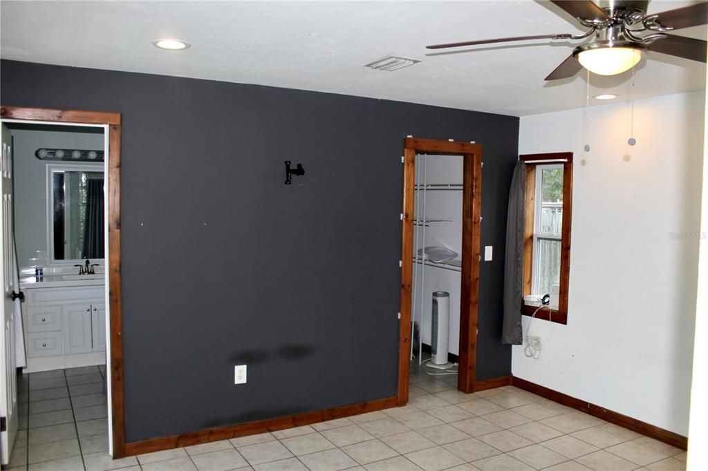 Master Bedroom Bathroom and W/I Closet