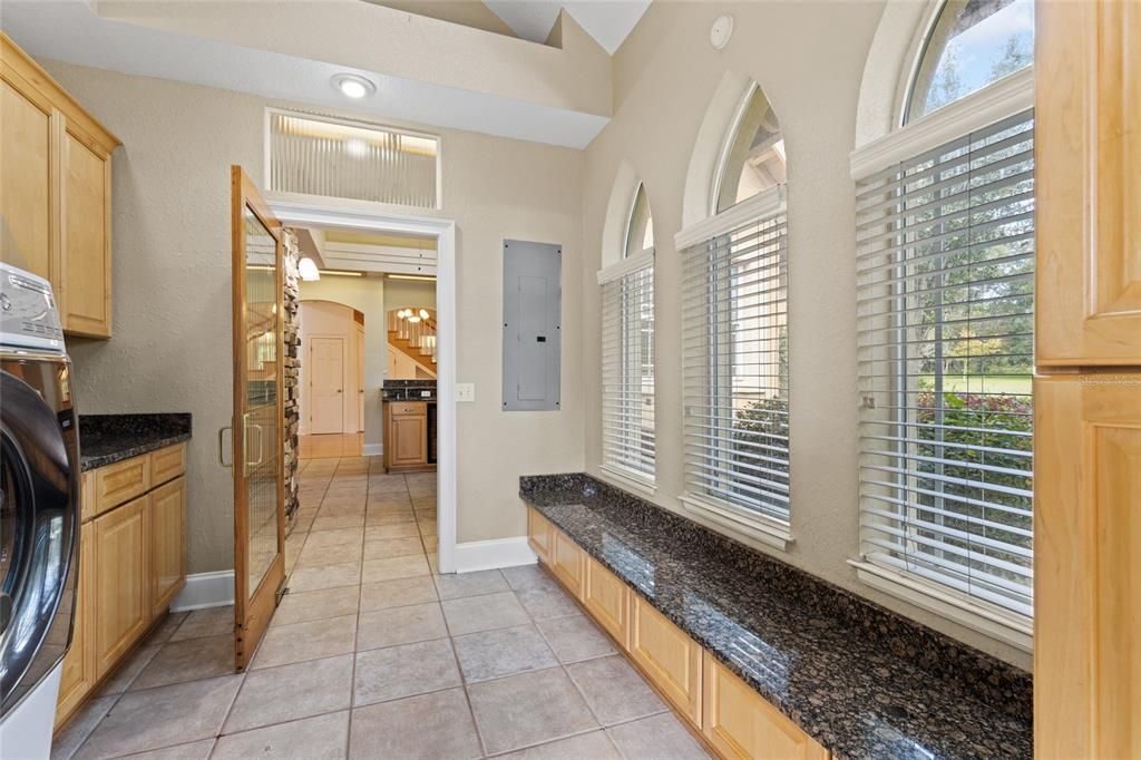 Side entry/Laundry room