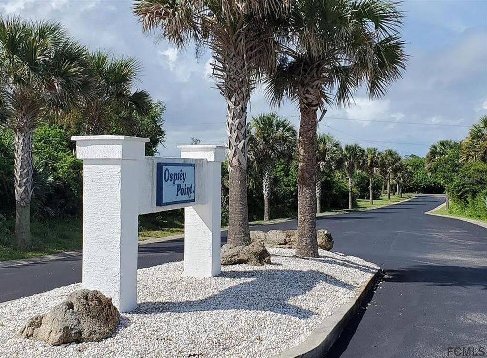 Osprey Point Community Entrance