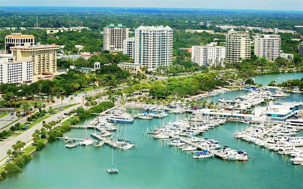 Large Marina nearby.