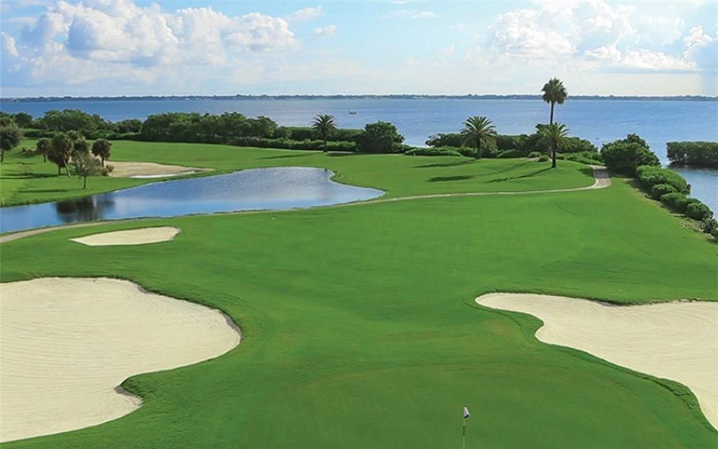 Enjoy playing golf with stunning views.