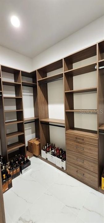 Example of custom built closet