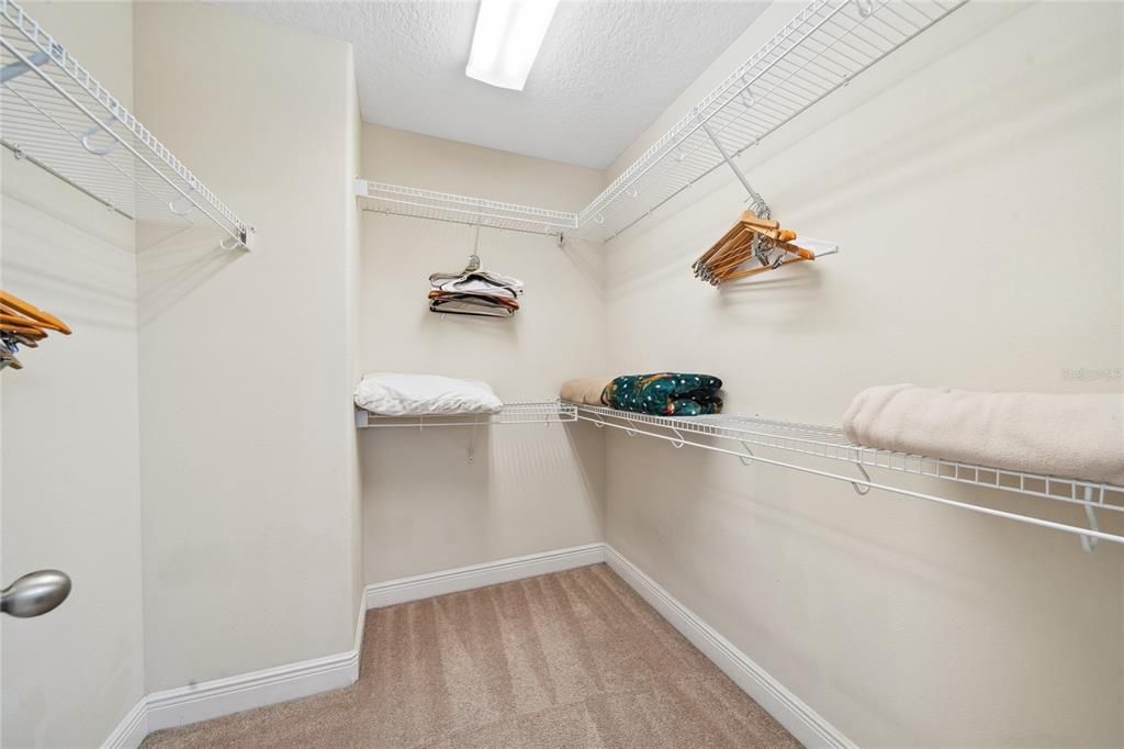 Upstairs Walk in closet