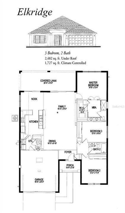 На продажу: $359,500 (3 спален, 2 ванн, 1720 Квадратных фут)