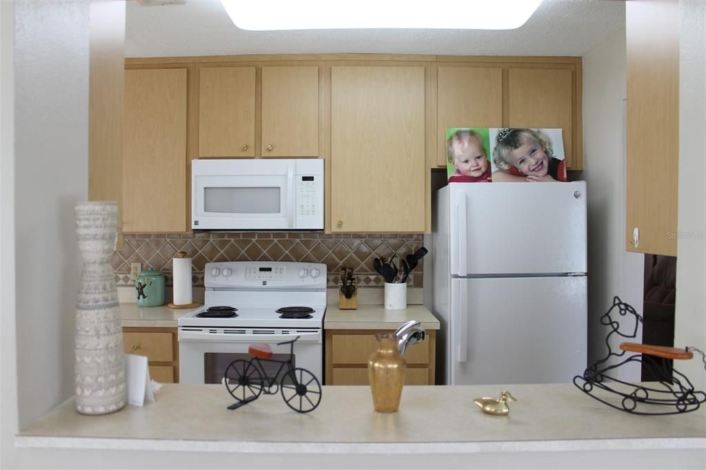 Kitchen Viewed from Pass Thru