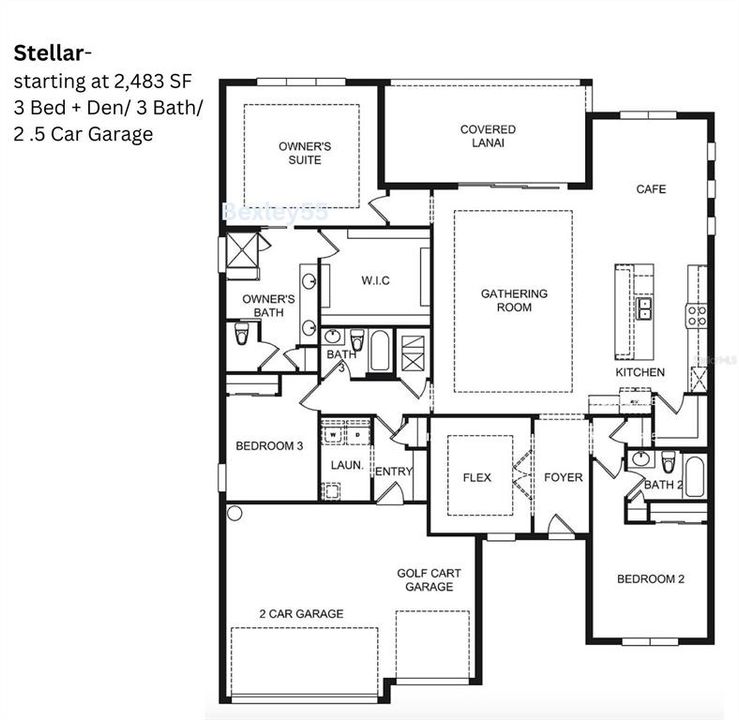 Stellar floorplan