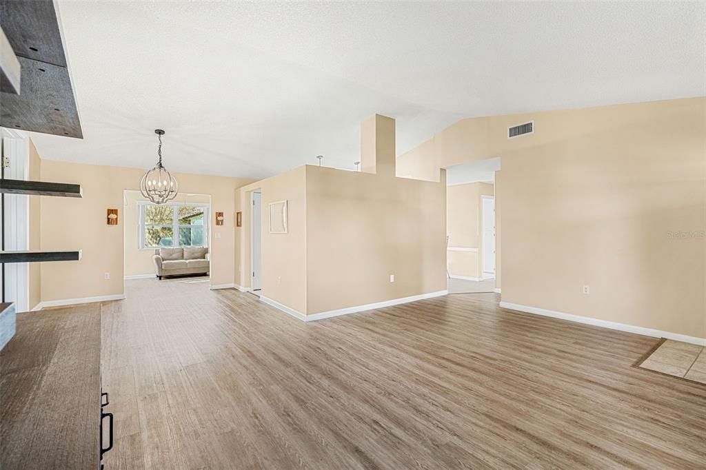 Dining room and Den from Living room