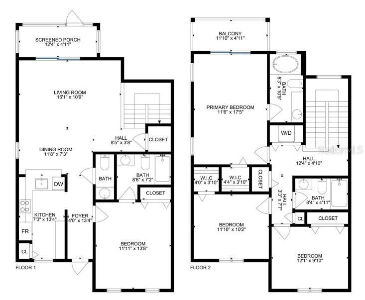 На продажу: $331,000 (4 спален, 3 ванн, 1856 Квадратных фут)