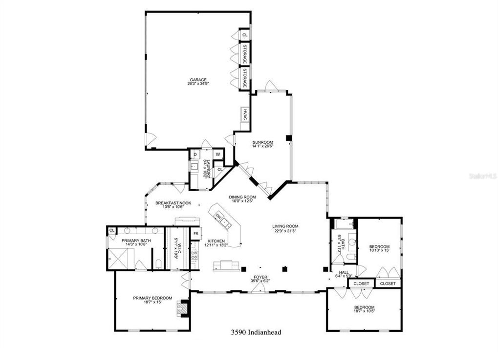 3590 N Indianhead Rd Floor Plan