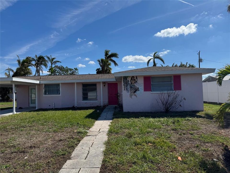 The Pink Mermaid House.