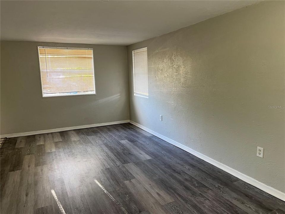 New floor in the living room