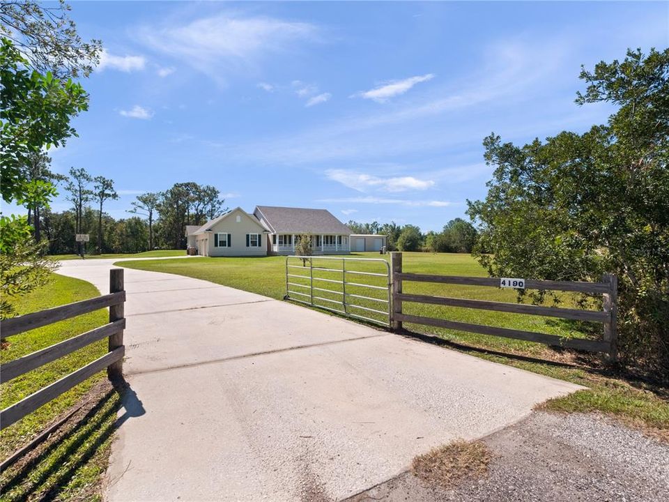 entrance to property