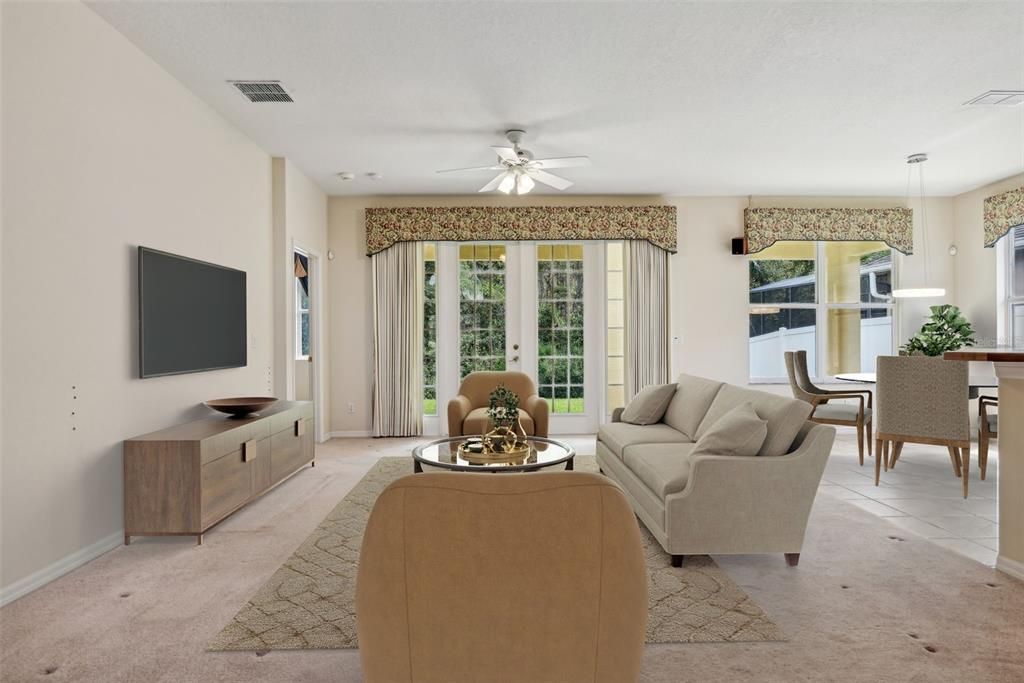 Open Floorplan, Large Main Living Area, High Ceilings and Lots of Natural Light