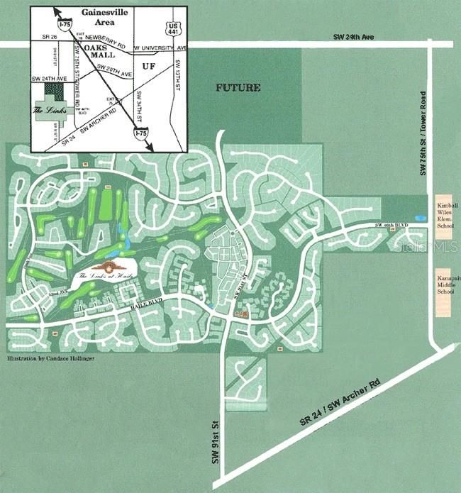 Haile Plantation map