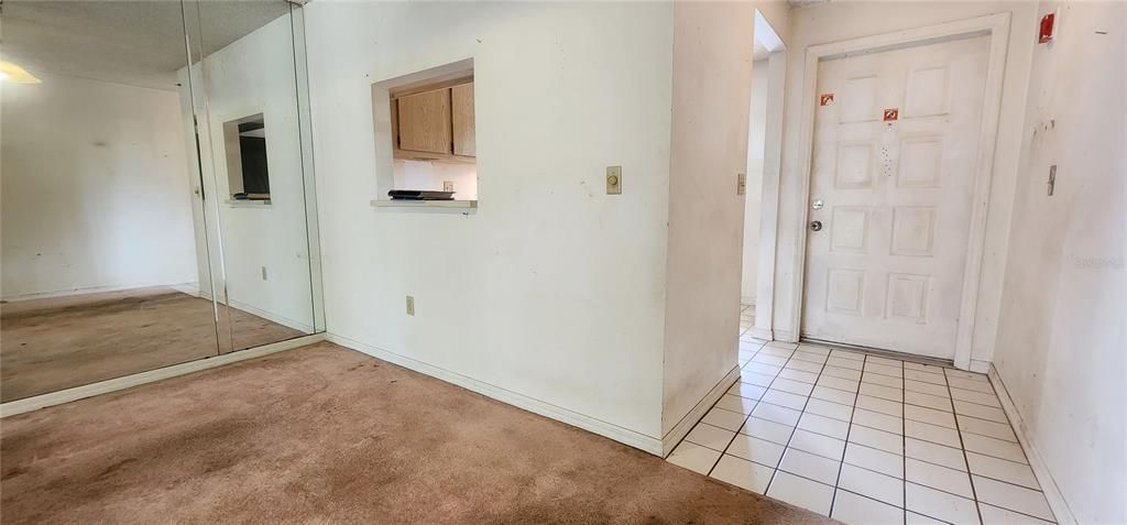 Dining area, Kitchen, and Entry Way