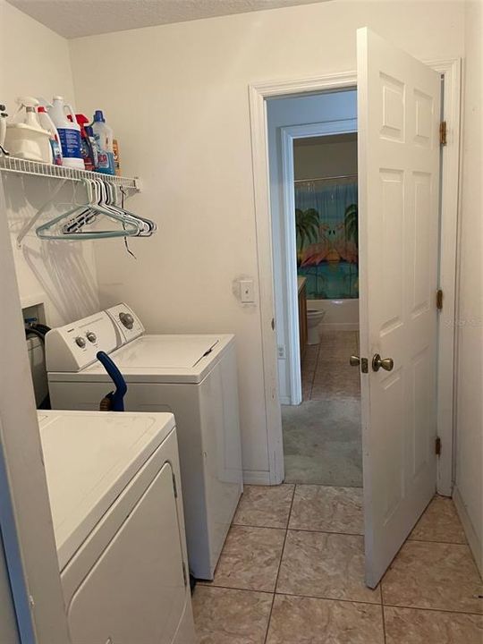 Garage to house through utility room