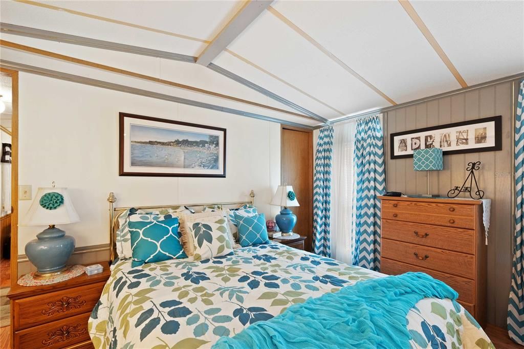 Oversized walk-in closet in this bedroom.