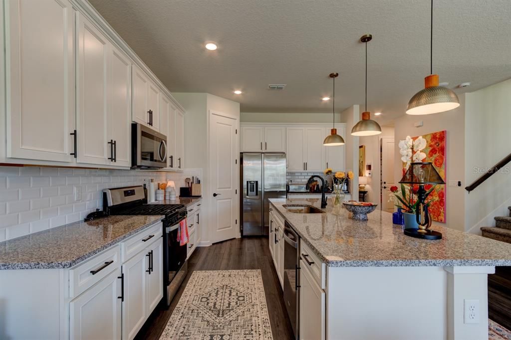 extended kitchen island