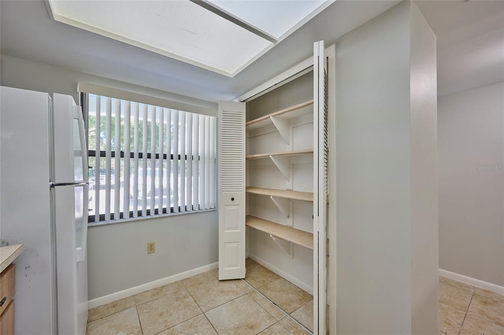 Large closet pantry