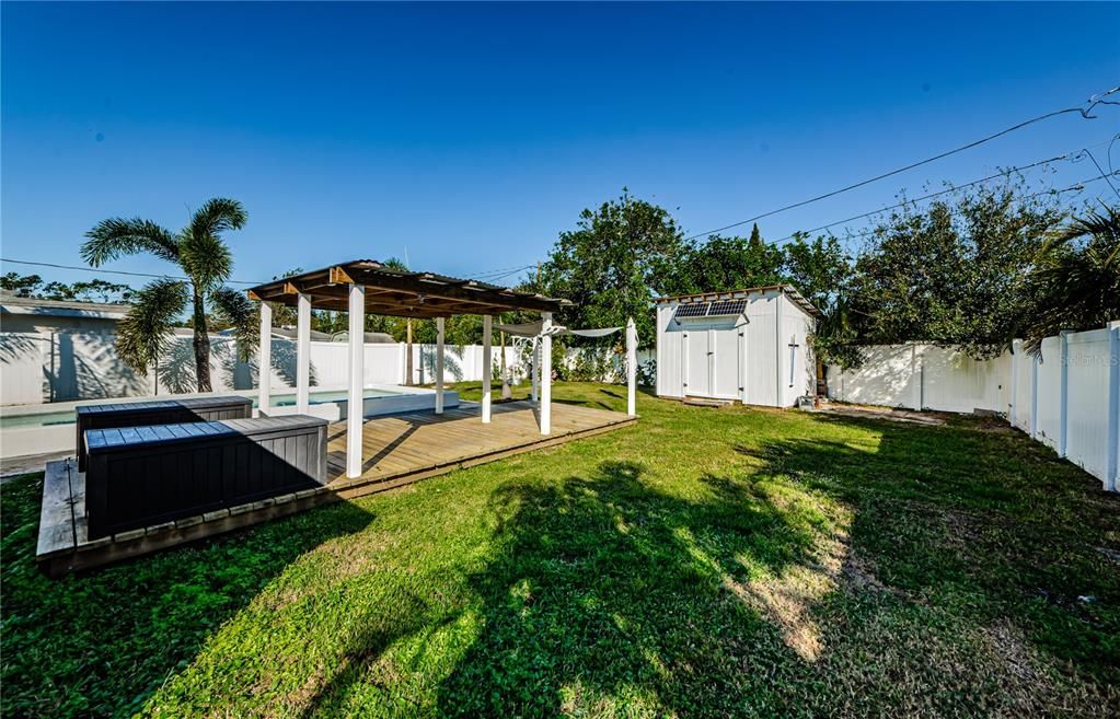 Backyard, Poolside Deck