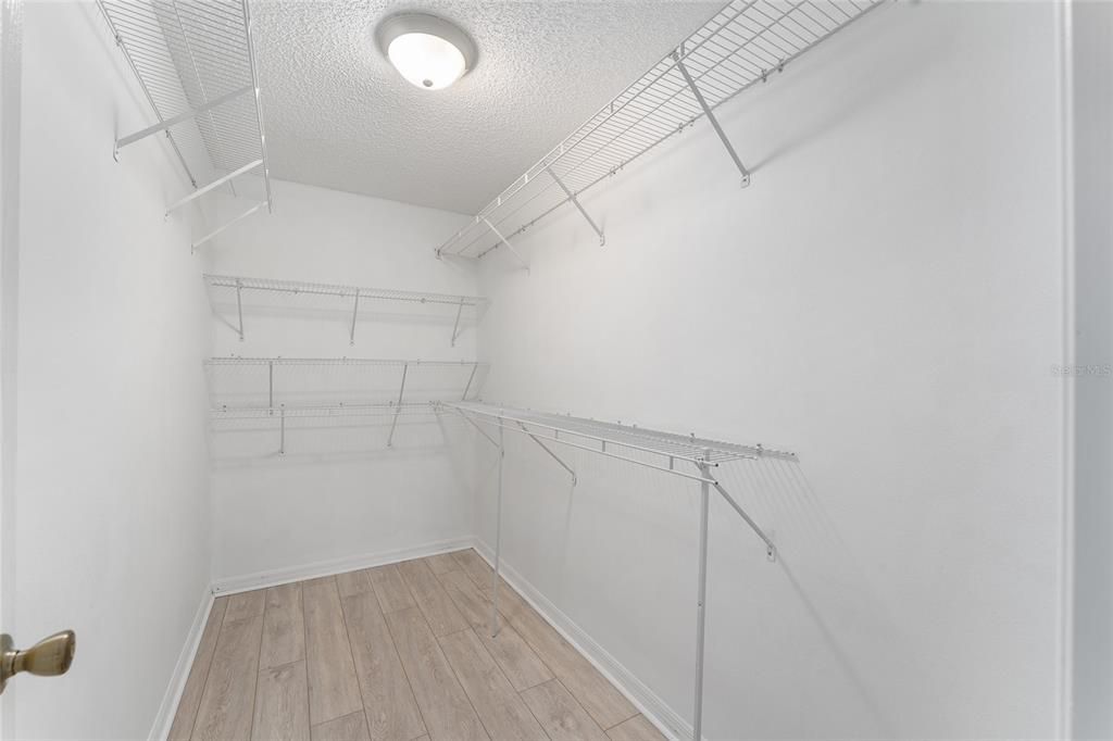 PRIMARY WALK IN CLOSET