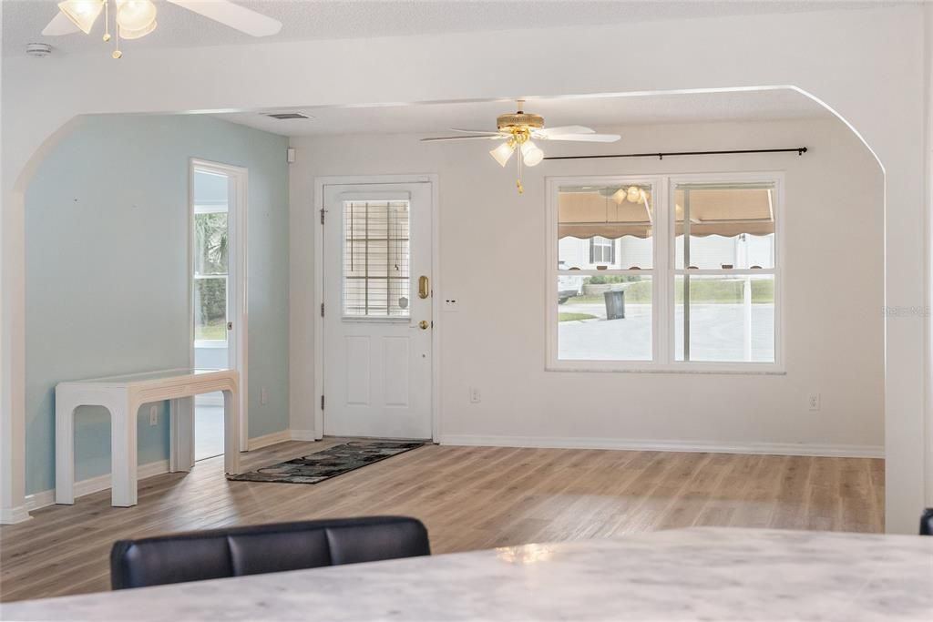 KITCHEN IS OPEN TO LIVING AREA