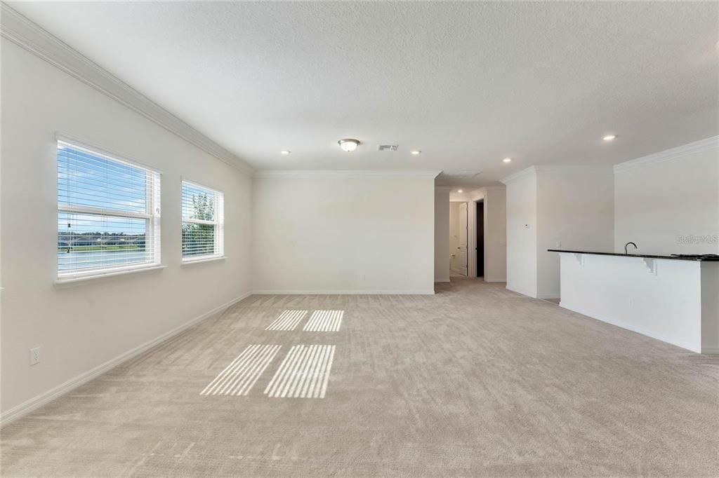 Loft with wet bar