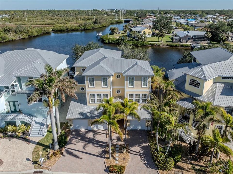 Aerial of Front of House